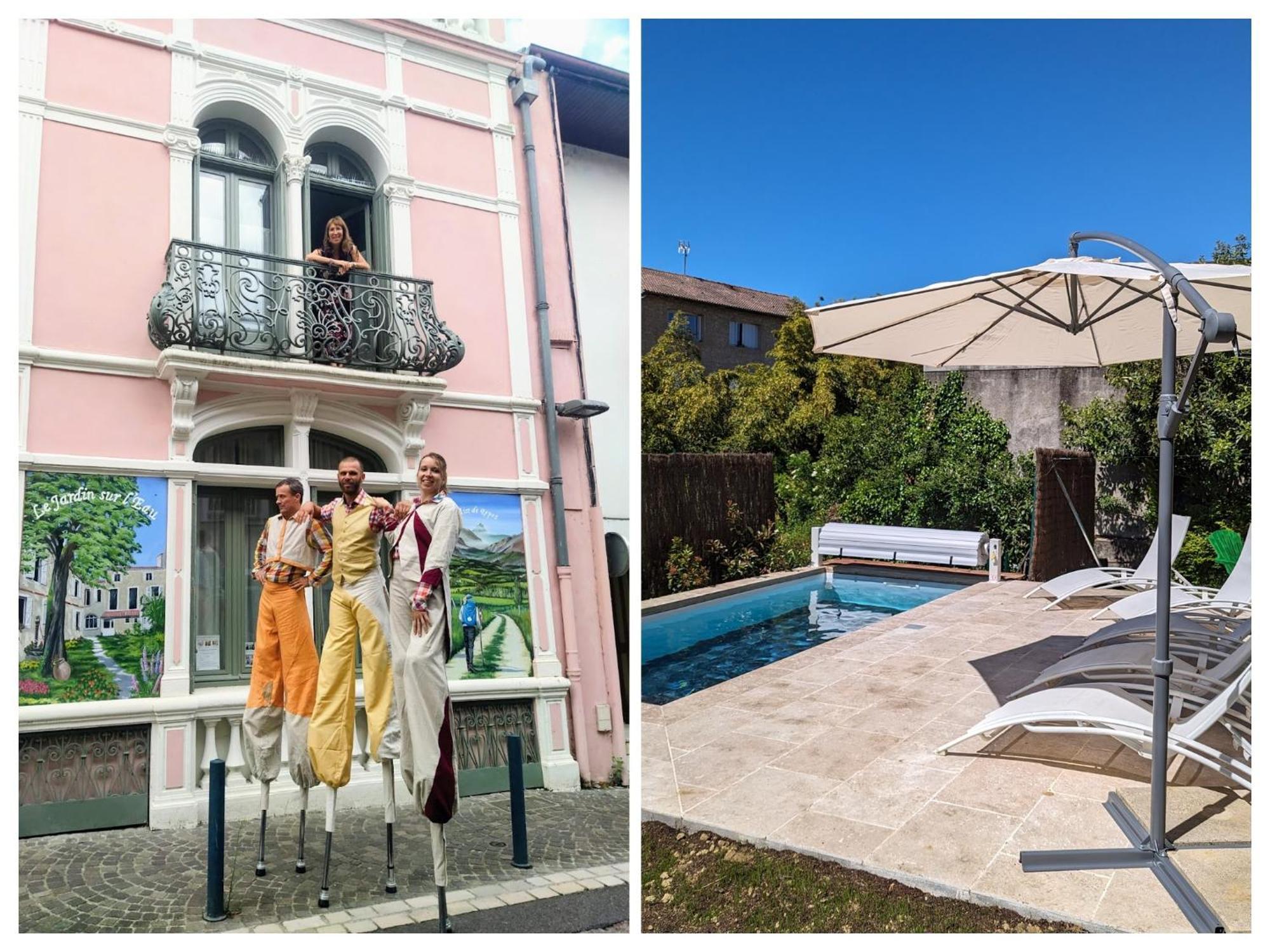 "Le Jardin Sur L'Eau "Chambres D'Hotes Et Appartements Tout Confort Aire-sur-lʼAdour Eksteriør bilde